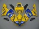 2000-2001 Yamaha YZF 1000 R1 Motorcycle Fairings - White Yellow Blue Motul Camel Australia
