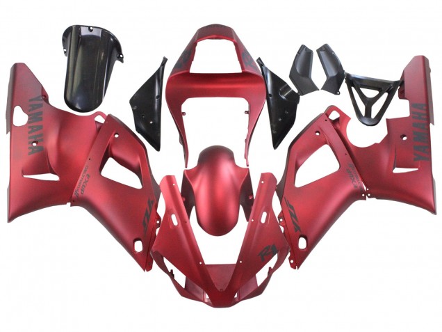 2000-2001 Yamaha YZF 1000 R1 Motorcycle Fairings - Matte Red Australia
