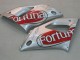 2000-2001 Yamaha YZF 1000 R1 Motorcycle Fairings - Silver Red Fortuna Motul Australia