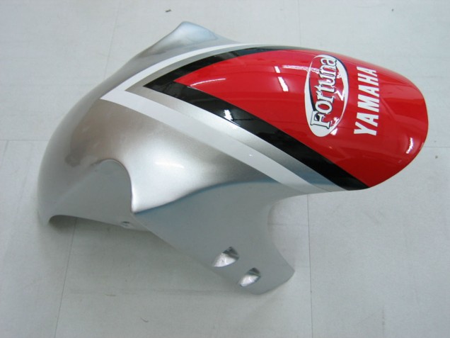 2000-2001 Yamaha YZF 1000 R1 Motorcycle Fairings - Silver Red Fortuna Motul Australia