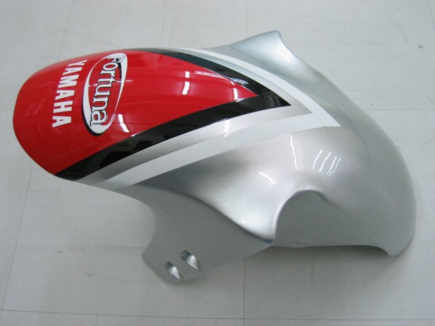 2000-2001 Yamaha YZF 1000 R1 Motorcycle Fairings - Silver Red Fortuna Motul Australia