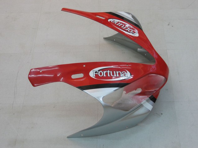2000-2001 Yamaha YZF 1000 R1 Motorcycle Fairings - Silver Red Fortuna Motul Australia