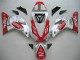 2000-2001 Yamaha YZF 1000 R1 Motorcycle Fairings - Silver Red Fortuna Motul Australia