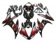 2004-2006 Yamaha YZF 1000 R1 Motorcycle Fairings - Glossy Black Red Flame Australia