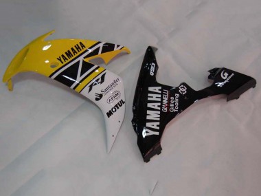 2004-2006 Yamaha YZF 1000 R1 Motorcycle Fairings - Yellow White Glossy Black Australia