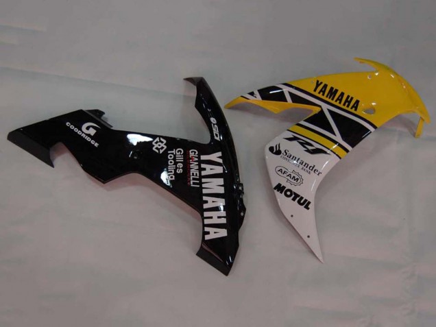 2004-2006 Yamaha YZF 1000 R1 Motorcycle Fairings - Yellow White Glossy Black Australia