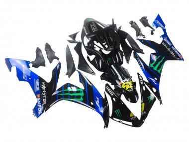 2004-2006 Yamaha YZF 1000 R1 Motorcycle Fairings - Blue Black Yellow Green Monster Yamalube ENEOS 69 Australia