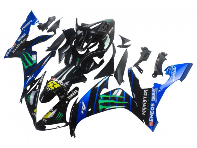 2004-2006 Yamaha YZF 1000 R1 Motorcycle Fairings - Blue Black Yellow Green Monster Yamalube ENEOS 69 Australia