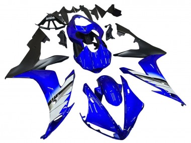 2004-2006 Yamaha YZF 1000 R1 Motorcycle Fairings - Blue White Matte Black Australia