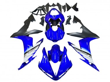 2004-2006 Yamaha YZF 1000 R1 Motorcycle Fairings - Blue White Matte Black Australia