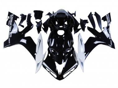 2004-2006 Yamaha YZF 1000 R1 Motorcycle Fairings - Glossy Black White Motul Australia