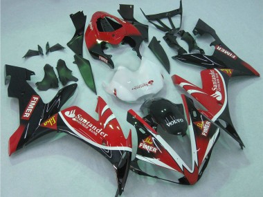 2004-2006 Yamaha YZF 1000 R1 Motorcycle Fairings - Red White Black Green Volvo Jika Fimer Santander Australia