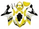2007-2008 Yamaha YZF 1000 R1 Motorcycle Fairing - Yellow White Black Australia