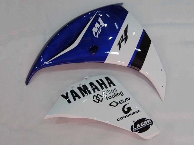2009-2011 Yamaha YZF 1000 R1 Motorcycle Fairings - White Blue Black M1 Australia