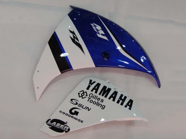 2009-2011 Yamaha YZF 1000 R1 Motorcycle Fairings - White Blue Black M1 Australia