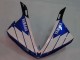2009-2011 Yamaha YZF 1000 R1 Motorcycle Fairings - White Blue Black M1 Australia