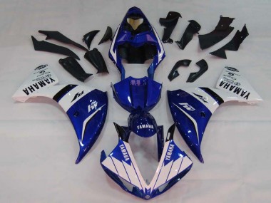 2009-2011 Yamaha YZF 1000 R1 Motorcycle Fairings - White Blue Black M1 Australia