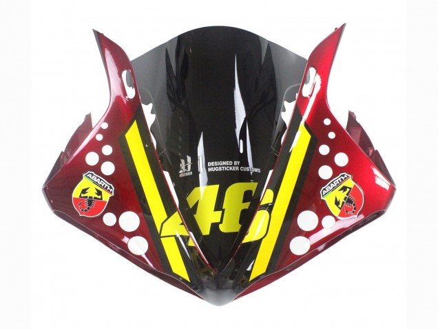 2009-2011 Yamaha YZF 1000 R1 Motorcycle Fairings - Red Yellow Black Shark 46 Australia