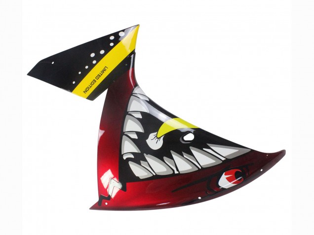 2009-2011 Yamaha YZF 1000 R1 Motorcycle Fairings - Red Yellow Black Shark 46 Australia