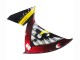 2009-2011 Yamaha YZF 1000 R1 Motorcycle Fairings - Red Yellow Black Shark 46 Australia