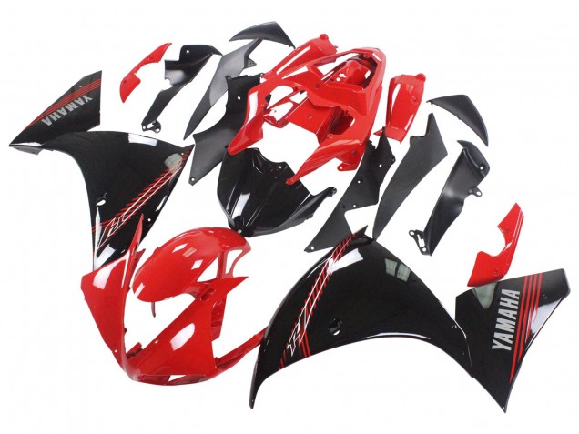 2009-2011 Yamaha YZF 1000 R1 Motorcycle Fairing - Red Black Australia