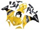 2009-2011 Yamaha YZF 1000 R1 Motorcycle Fairing Kits - Yellow White Black Stripe Australia