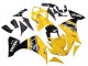 2009-2011 Yamaha YZF 1000 R1 Motorcycle Fairing Kits - Yellow White Black Stripe Australia
