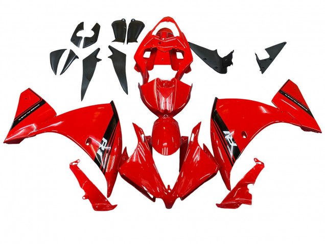 2012-2014 Yamaha YZF 1000 R1 Motorcycle Fairing - Red Glossy Black Australia