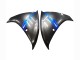 2012-2014 Yamaha YZF 1000 R1 Motorcycle Fairings - Blue Glossy Black Australia