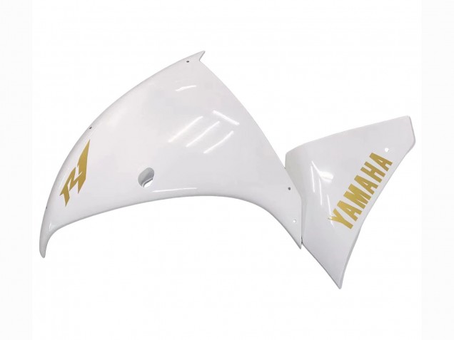 2012-2014 Yamaha YZF 1000 R1 Motorcycle Fairings - White Gold Decals Australia