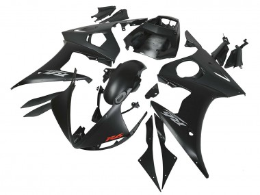 2006-2009 Yamaha YZF R6S Motorcycle Fairings - Matte Black Australia