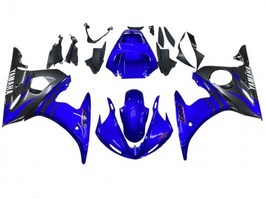 2006-2009 Yamaha YZF R6S Motorcycle Fairings - Blue Black Australia
