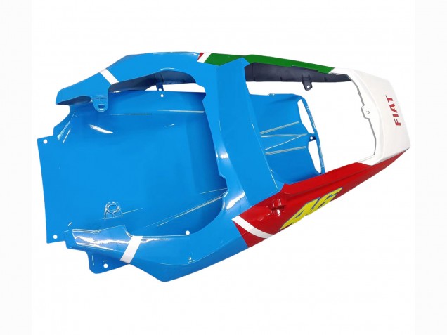 2006-2009 Yamaha YZF R6S Motorcycle Fairings - White Blue Green Red Kastinee Dunlop Motul Australia