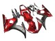 2006-2009 Yamaha YZF R6S Motorcycle Fairing Kits - Red Matte Black Australia