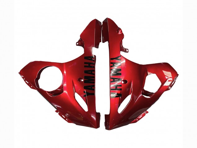 2006-2009 Yamaha YZF R6S Motorcycle Fairing Kits - Red Matte Black Australia