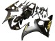 2006-2009 Yamaha YZF R6S Motorcycle Fairings - Glossy Black Matte Black Gold Decals Australia