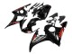 2006-2009 Yamaha YZF R6S Motorcycle Fairings - Glossy Black Red Australia