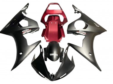 2006-2009 Yamaha YZF R6S Motorcycle Fairing - Red Matte Black Australia