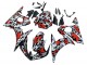 2006-2009 Yamaha YZF R6S Motorcycle Fairings - Black Red Grey Camouflage Australia