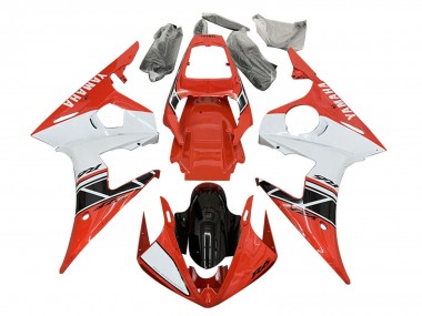 2006-2009 Yamaha YZF R6S Motorcycle Fairings - Red White Black Australia