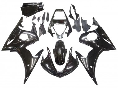 2006-2009 Yamaha YZF R6S Motorcycle Fairings - Glossy Black Australia