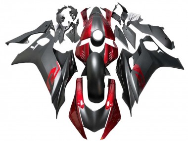 2017-2023 Yamaha YZF 600 R6 Motorcycle Fairings - Red Matte Black Australia