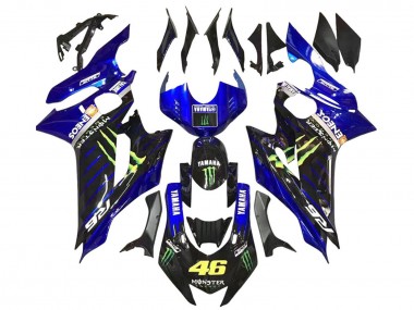 2017-2023 Yamaha YZF 600 R6 Motorcycle Fairings - Blue Glossy Black Green Monster ENEOS Yamalube Australia