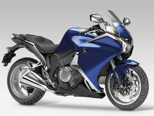 2010-2014 Honda VFR 1200 Motorcycle Fairings - Blue Black Australia