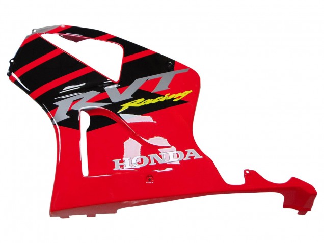 2000-2006 Honda VTR1000 Motorcycle Fairings - Silver Red Black Stripe Racing Australia