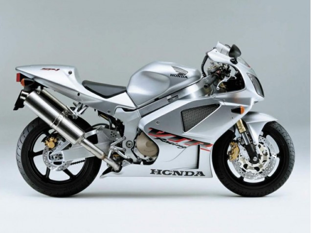 2000-2006 Honda VTR1000 Motorcycle Fairings - Silver White Racing Australia