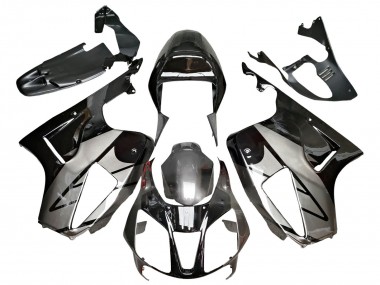 2000-2006 Honda VTR1000 Motorcycle Fairings - Silver Glossy Black Australia