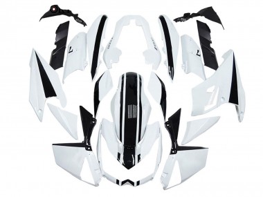 2010-2013 Kawasaki Z1000 Motorcycle Fairings - White Black Australia