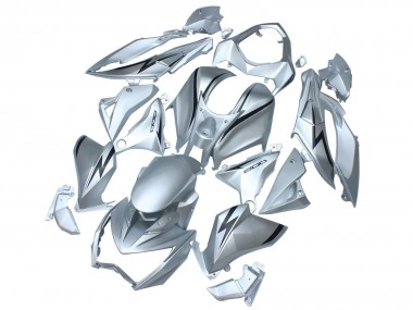 2013-2018 Kawasaki Z800 Motorcycle Fairings - Matte Silver Australia