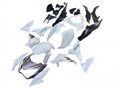 2013-2018 Kawasaki Z800 Motorcycle Fairings - White Green Silver Black Australia